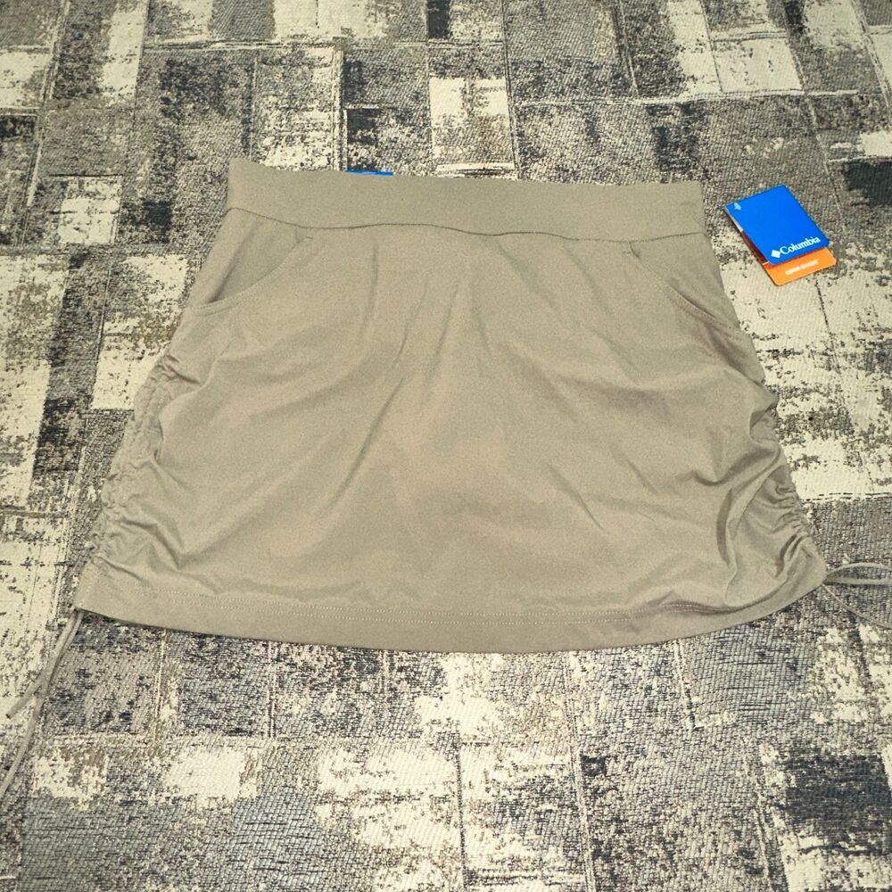 Columbia Women's Omni-Shade Active Fit Jupe Short Skort Tusk Size L NWT - Picture 5 of 13